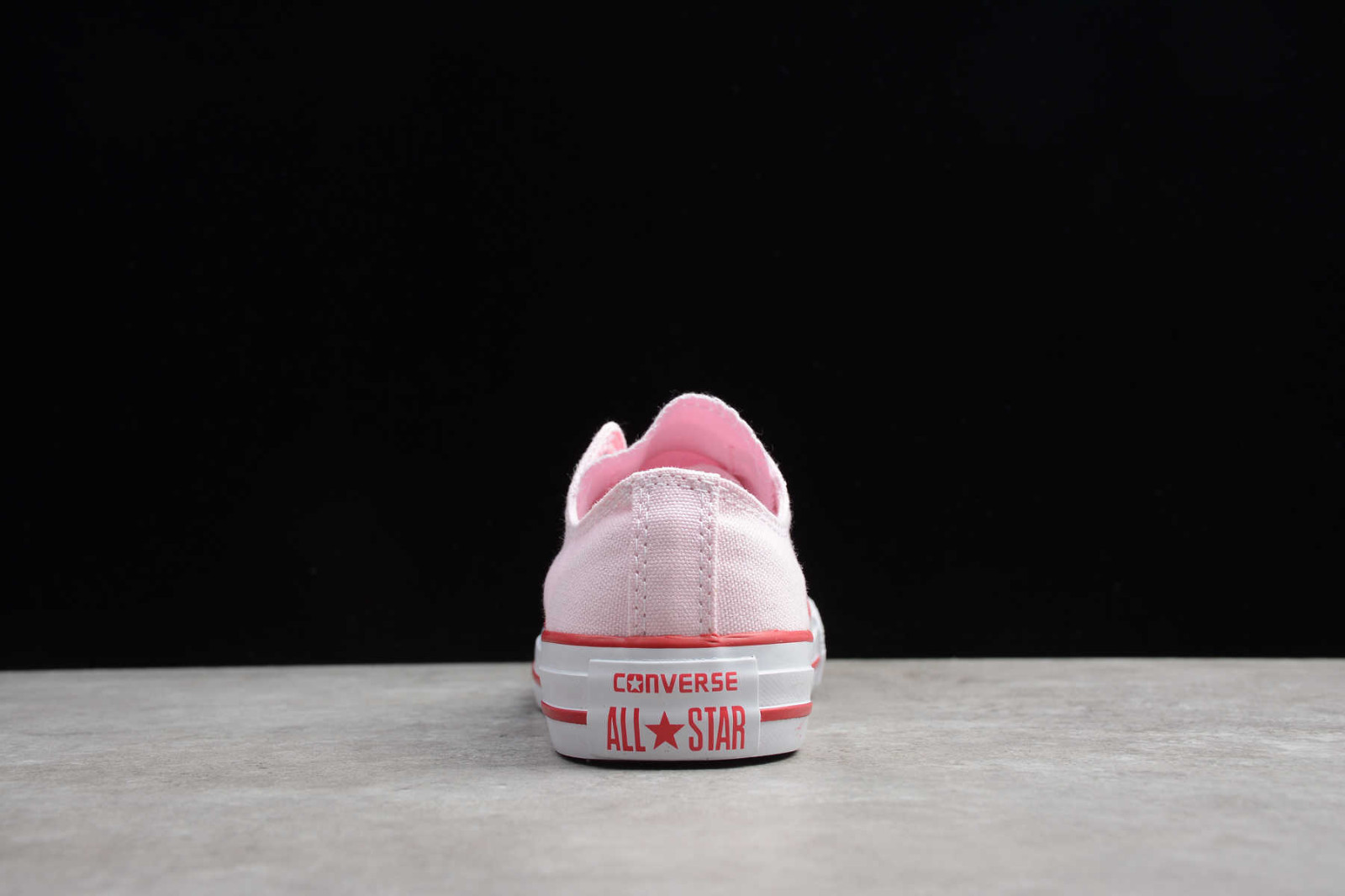 White converse with pink sole cheap