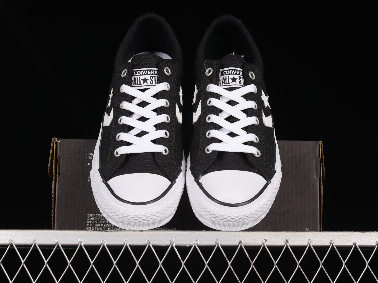 Soveværelse Vaccinere indlysende Converse Chuck Taylor All Star Player Ox Low Black White 161595C - GmarShops