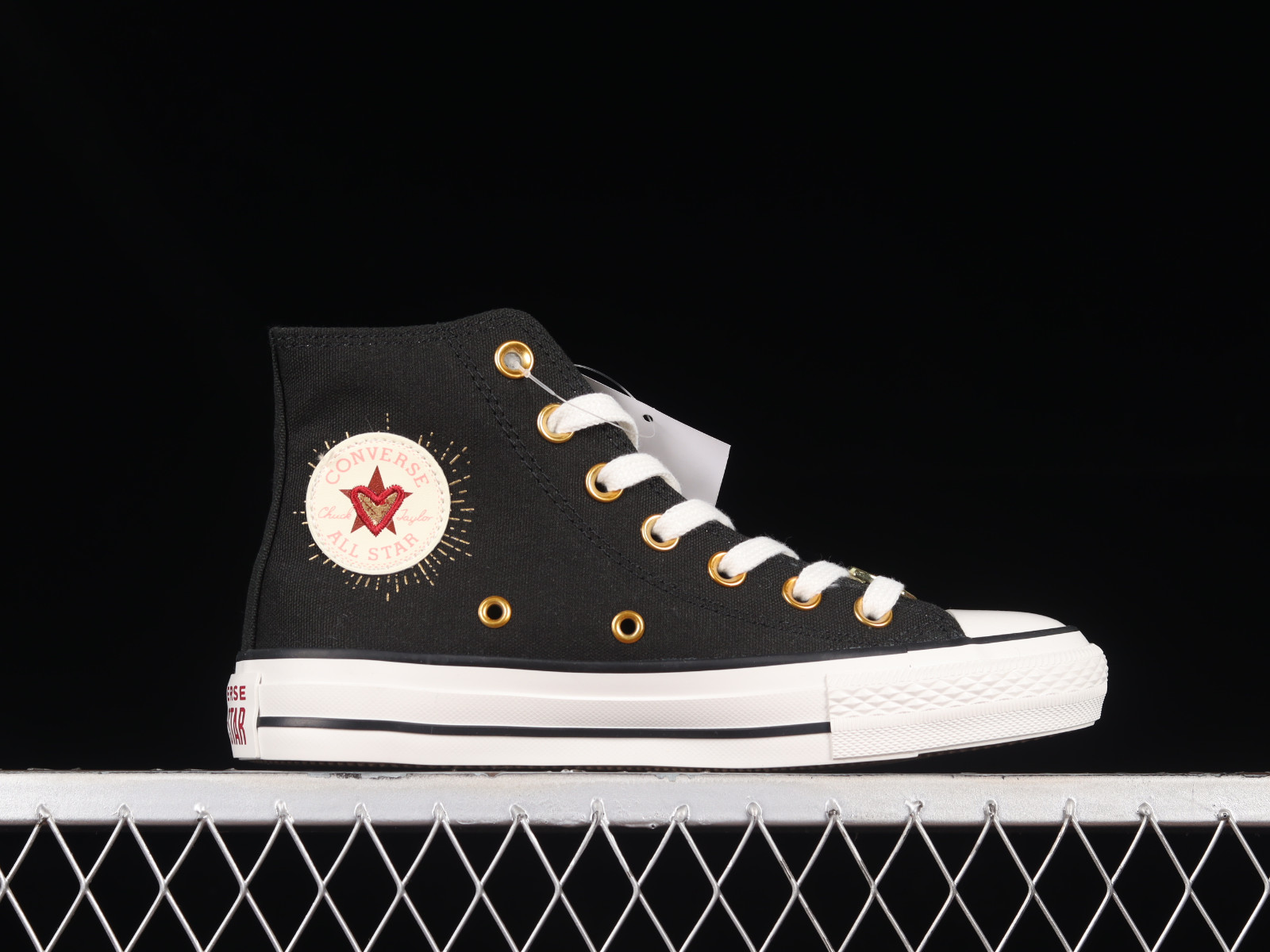 Converse Chuck Taylor All Star Black High Top Shoes - Black - 7.5