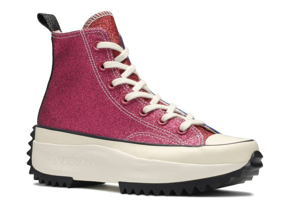 GaleriahitShops Converse Shoes Converse Jw Anderson X Run Star Hike Glitter Blue Egret Jolly Green Classic 164842C Converse Chuck 70 Ox Schwarze Sneaker