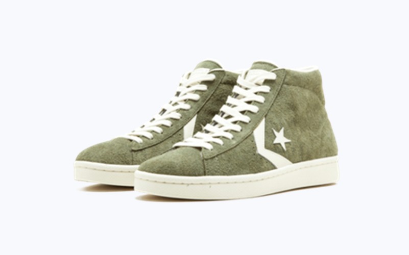 fall 16 mens boxing boots - GmarShops - Converse Pro Leather Mid Medium Olive Egret Shoes