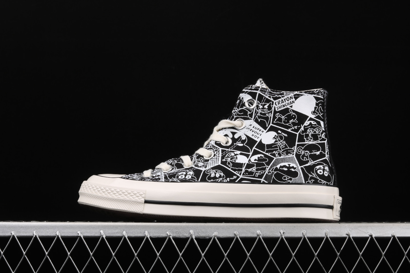 chan x Converse Chuck Taylor All Star 70s High Black White