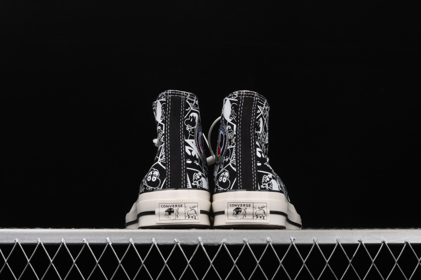 chan x Converse Chuck Taylor All Star 70s High Black White