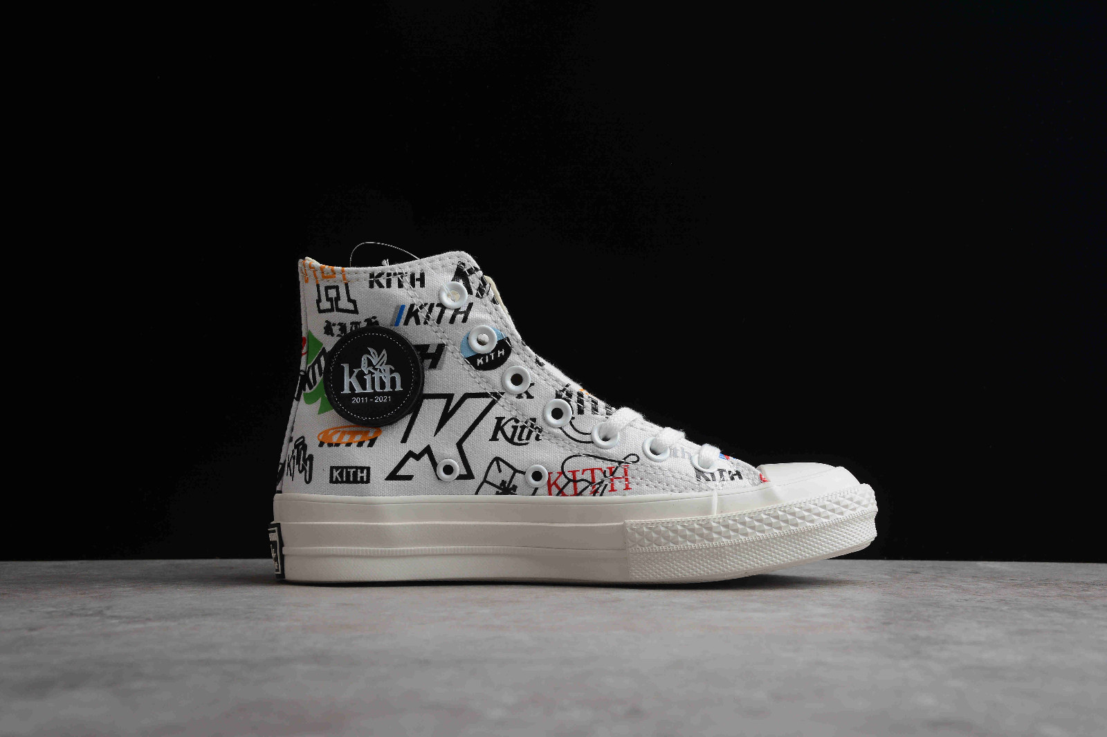 konstant Manifold vært MultiscaleconsultingShops - Kith X Converse Chuck Taylor All Star 70 High  10th Anniversary White Multi - Converse Chuck Taylor All Star Lift Sneakers  basse bianco sporco con linguetta a contrasto - Color 172466C