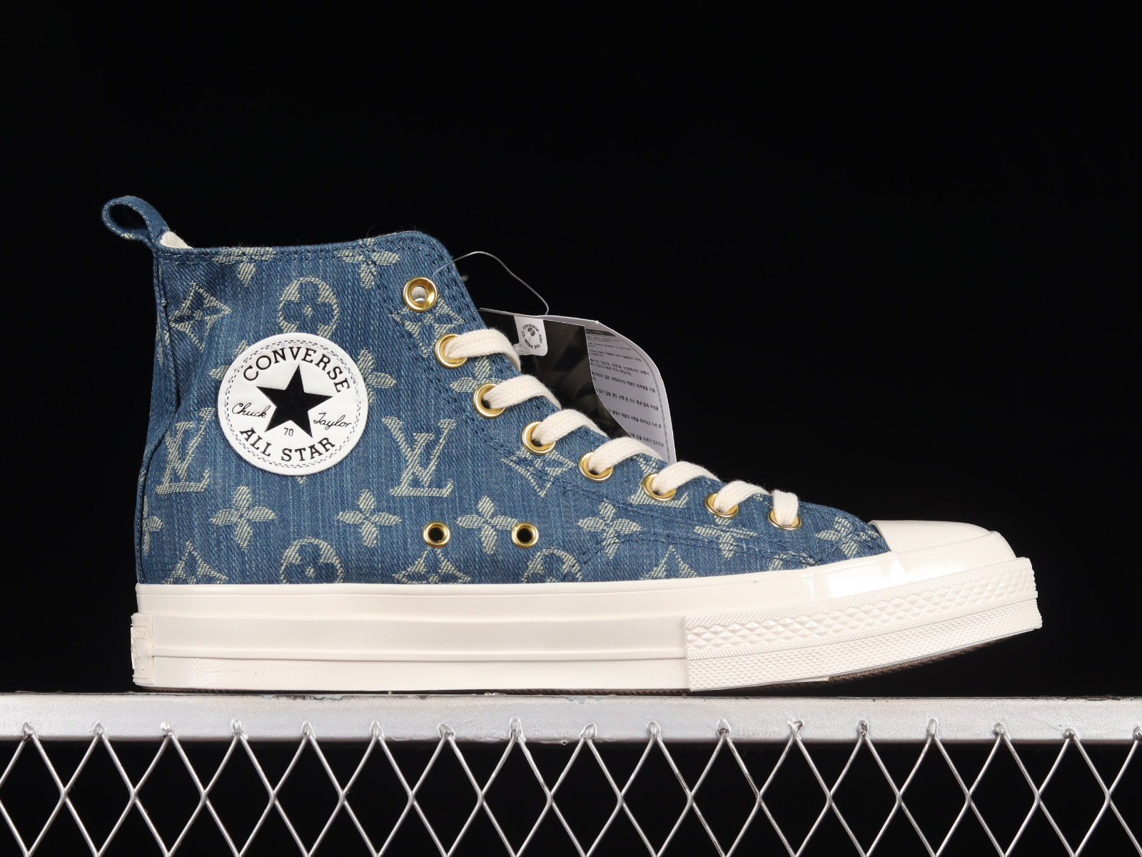 Louis Vuitton, Shoes, Lv Denim Converse Sneaker