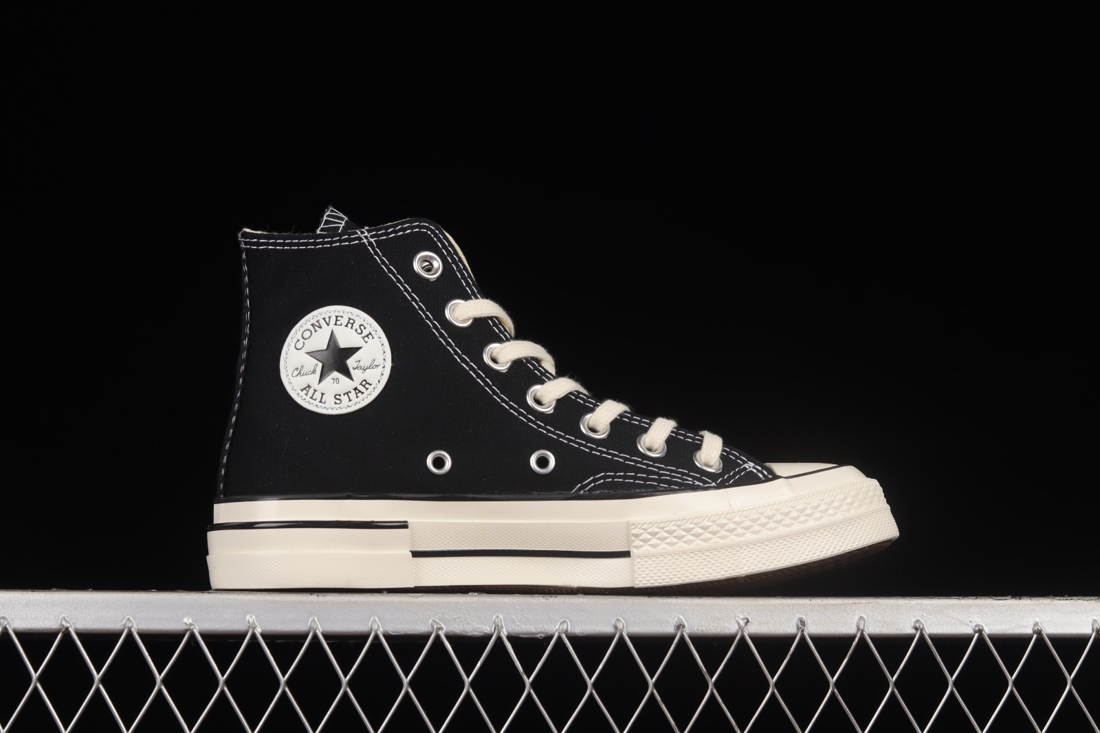 Converse X Come Tees Triangle Front Chino - Rubber Patchwork x Converse  Chuck Taylor All Star 1970s Hi Black White AO2113C - RvceShops