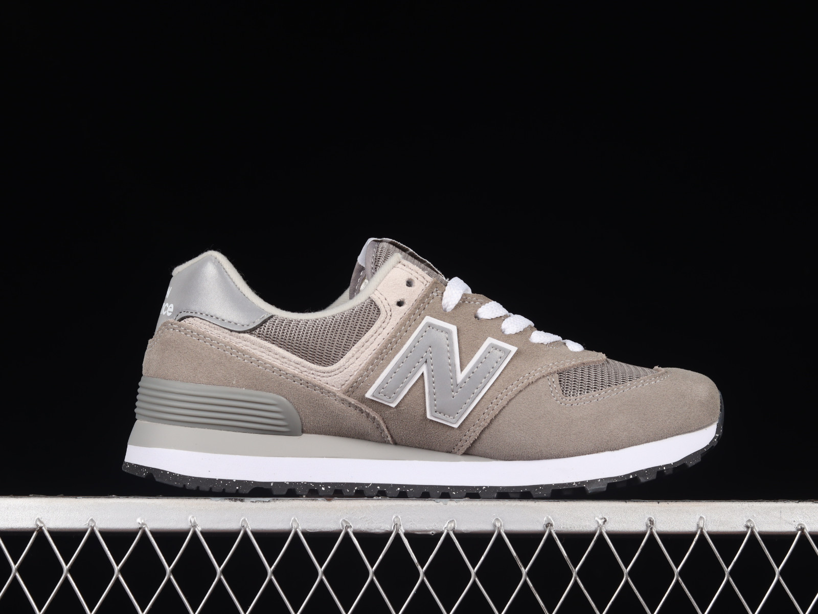 New Balance 574 Grey White Silver ML574EVG - New Balance Shoes - Sepcleat