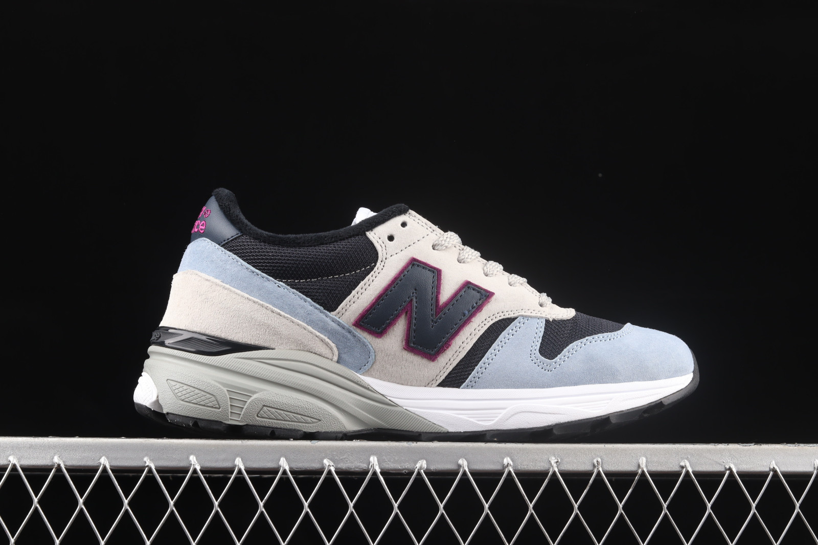 New Balance 770v3 Made in England Light Blue Grey M7709EC GmarShops new balance wmns 574 paint chip New Balance Shoes