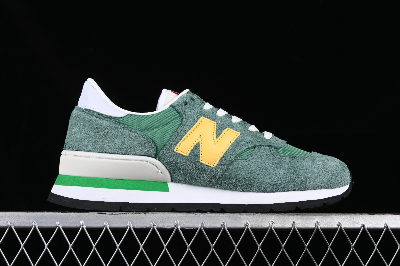 New Balance 990v1 MiUSA Green Gold Yellow White M990GG1 - GmarShops