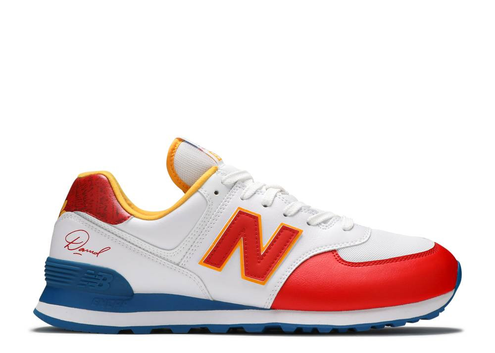 New Balance David Sunflower Seeds X 574 Blue Munsell White ML574DSF -  StclaircomoShops