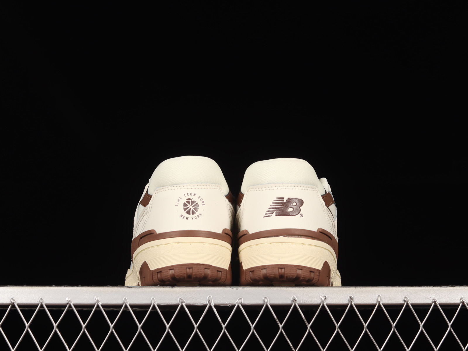 New Balance 550 x Aime Leon Dore ALD Brown White Cream Sneaker BB550AB1  Size 8