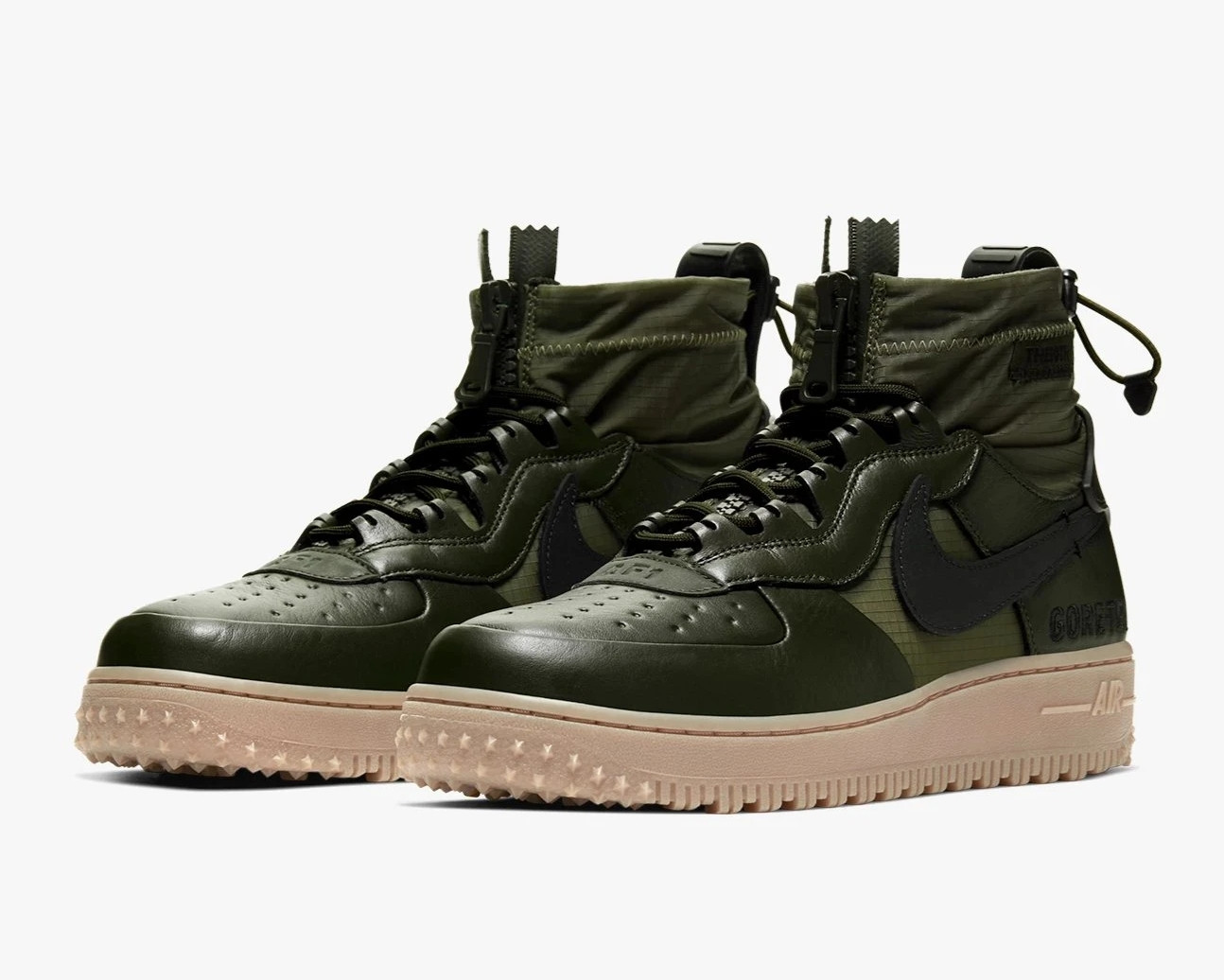 Tex x Nike Air Force 1 High Olive Green Brown CQ7211 - GmarShops - Where Buy the Dunk Low Fossil - Gore - 300