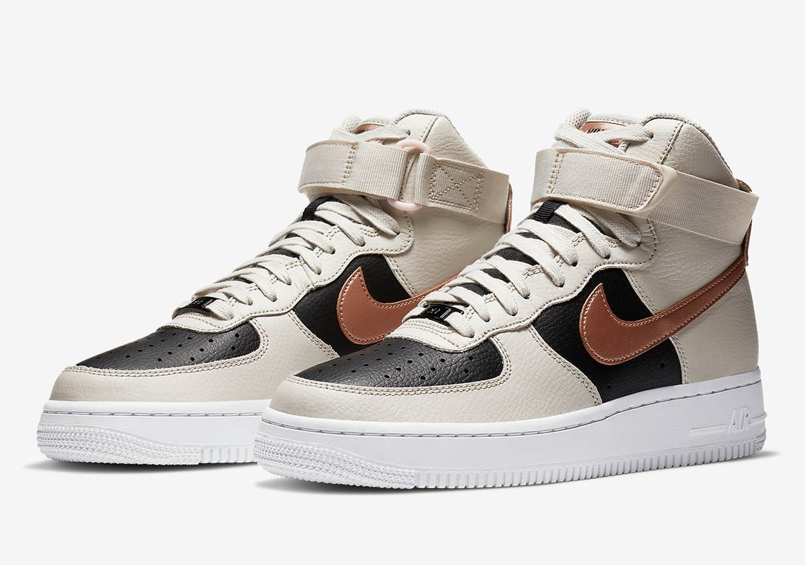 misdrijf Koning Lear zweep Nike Air Force 1 High Beige Black Copper Shoes DB5080 - Nike Court Borough  Low 2 Children's Shoes - GmarShops - 100