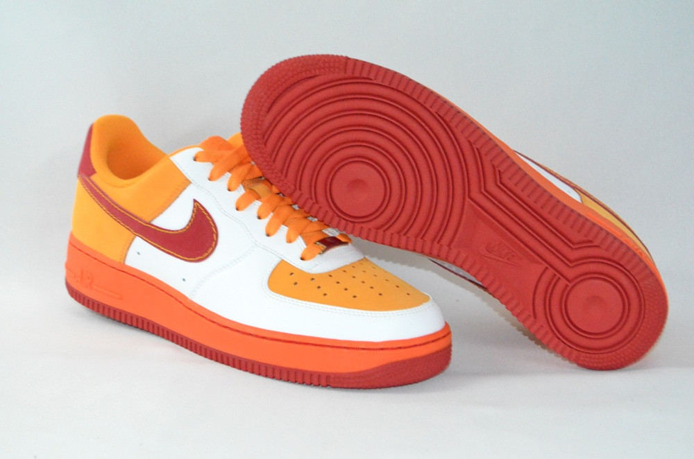 Air Force 1'07 China White Varsity Red Orange Blaze 315122 - GmarShops - 161 - nike special field boot on feet for women