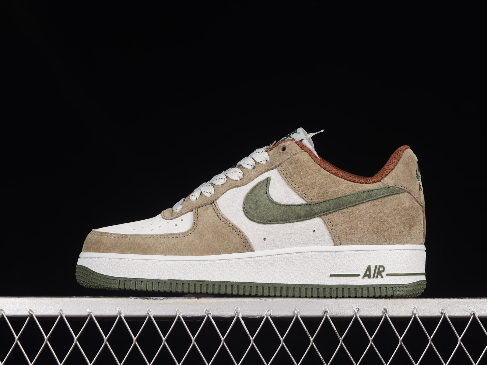 GmarShops - x Nike Air Force 1 07 Low Suede Green Brown White DD3966 - 523 - where to buy nike sb in toronto texas