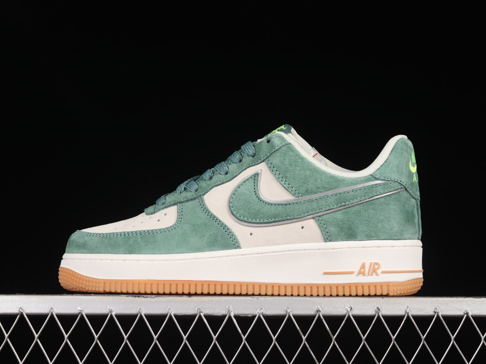af1 green and white