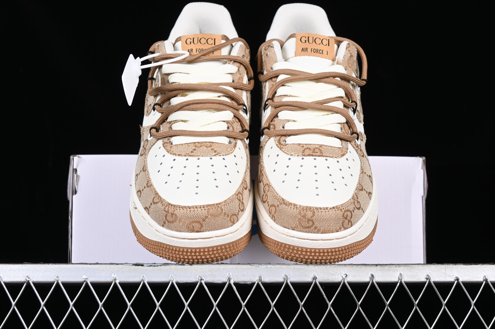 Gucci x Nike Air Force 1 07 Low Brown Gold BD7700 - Nike Blazer