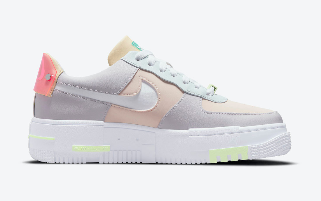 Pink Nike Air Force Pixel Panter White Nike Leopard