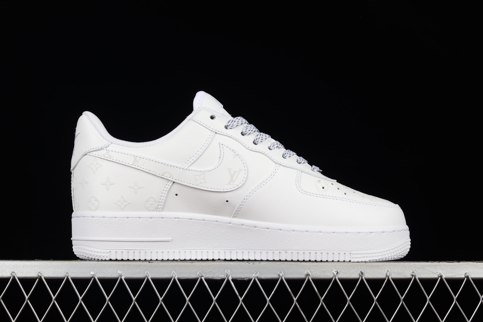 LV x Nike Air Force 1 07 Low White Light Grey 315122 - StclaircomoShops -  nfl nike dunk id number search for kids free - 118