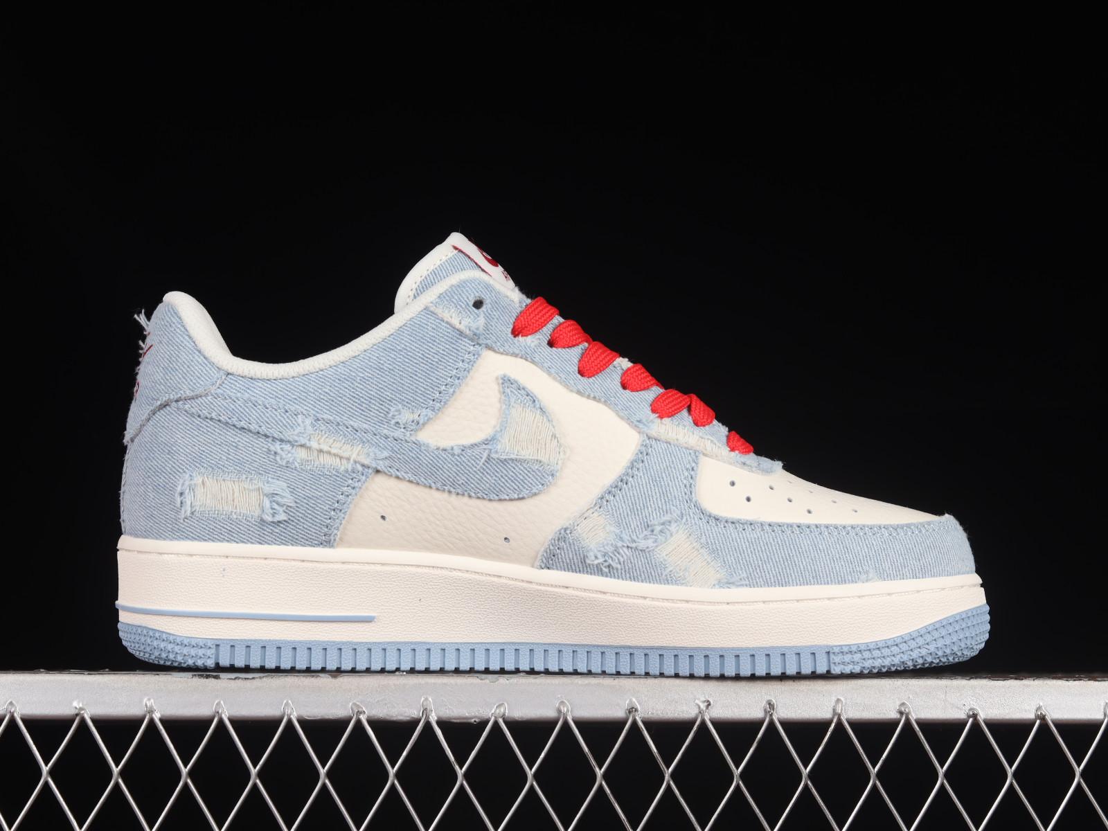 Levi's x Nike Air Force 1 07 Low Denim Blue Red VT5698 - buy