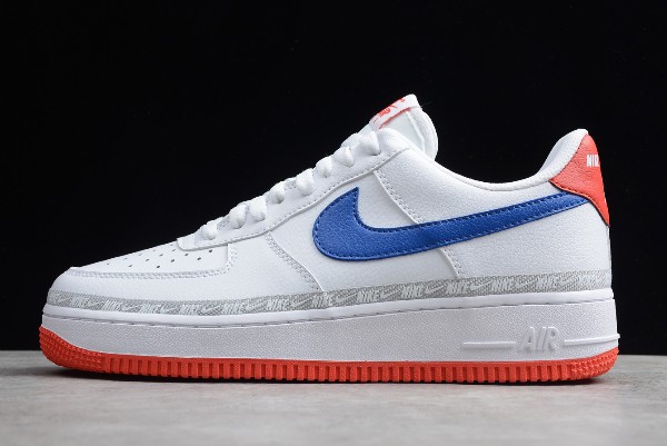 célula marea muy Nike Air Force 1'07 LV8 Overbranding White Red Blue CD7339 100 -  StclaircomoShops - nike dunk mesh outlet bags walmart