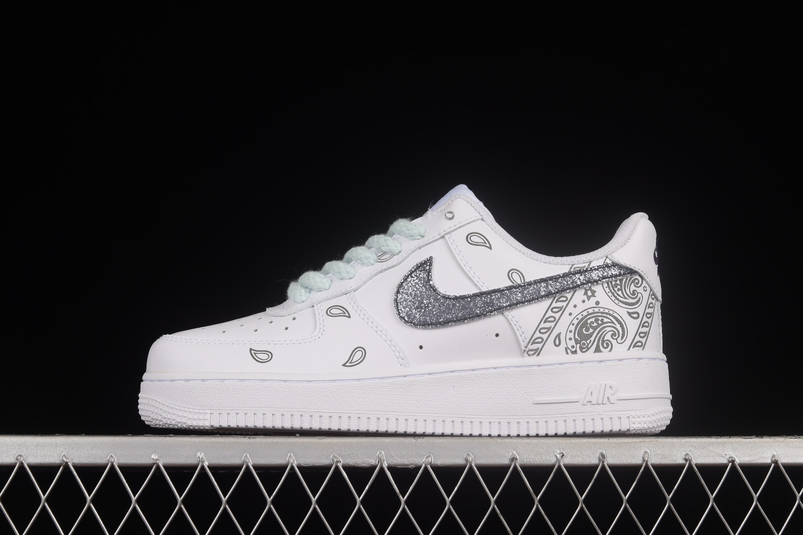 LOUIS VUITTON NIKE AIR FORCE 1 LOW WHITE BLACK NEW SNEAKERS SHOES SIZE 9.5  43 A2 for Sale in Miami, FL - OfferUp