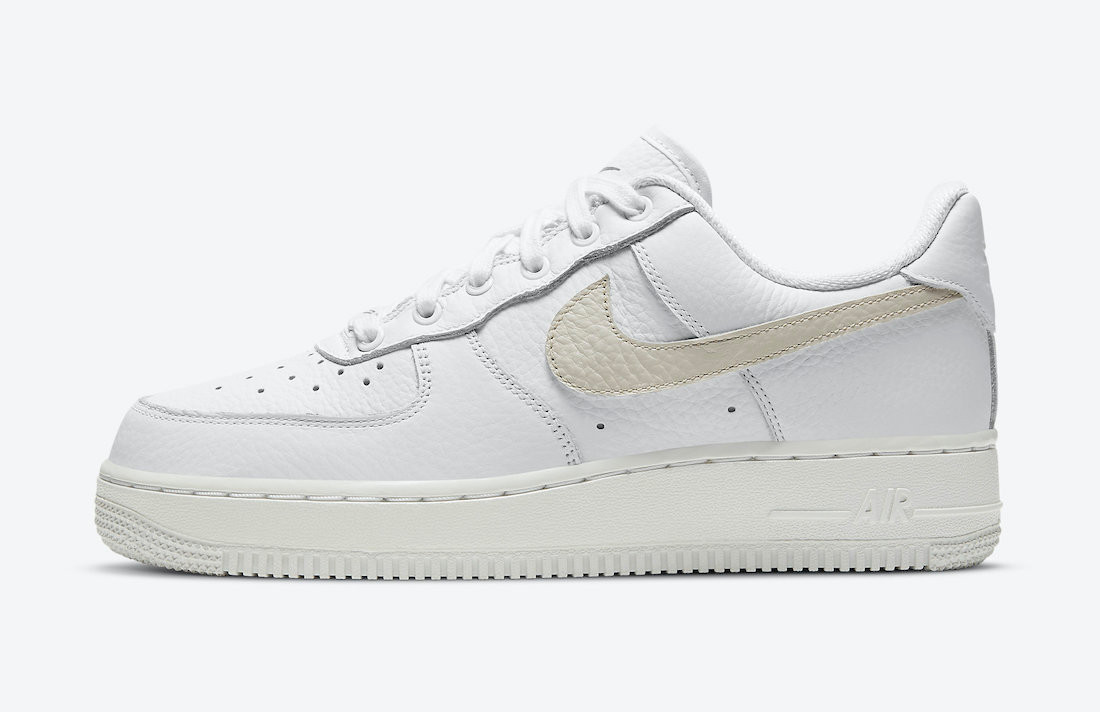 100 GmarShops Air Force 1 Low nike sb aqua chalks shoes for women on sale today Nike Air Force 1 07 Light Bone Summit White Solar Flare Starfish DC1162