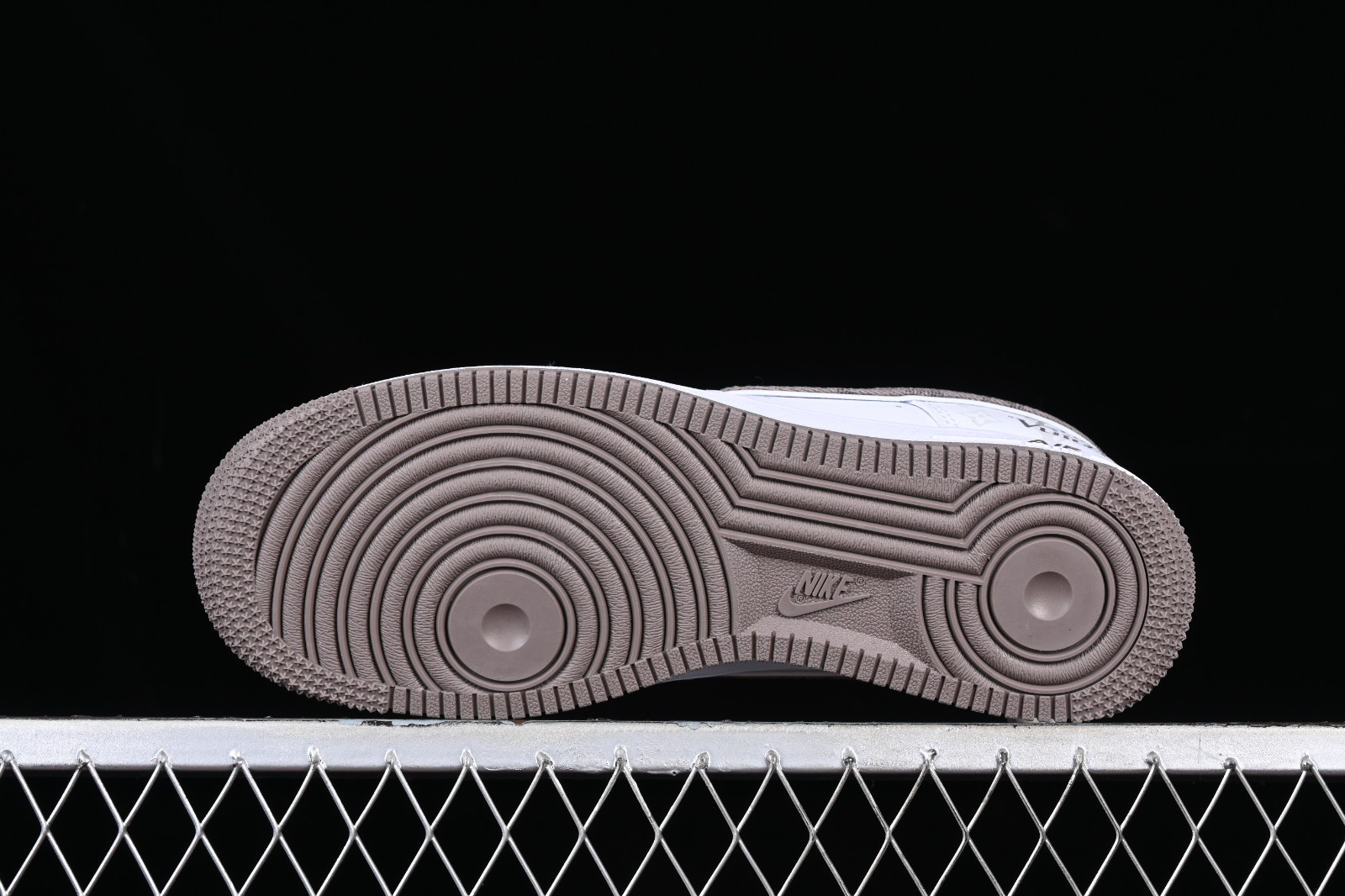 Louis Vuitton x Nike Air Force 1 Chrome Toe | Size 9.5