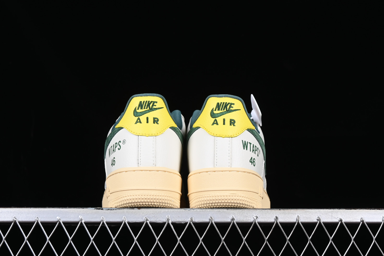 Air force 1 low trainers Nike x Off-White Yellow size 42.5 EU in