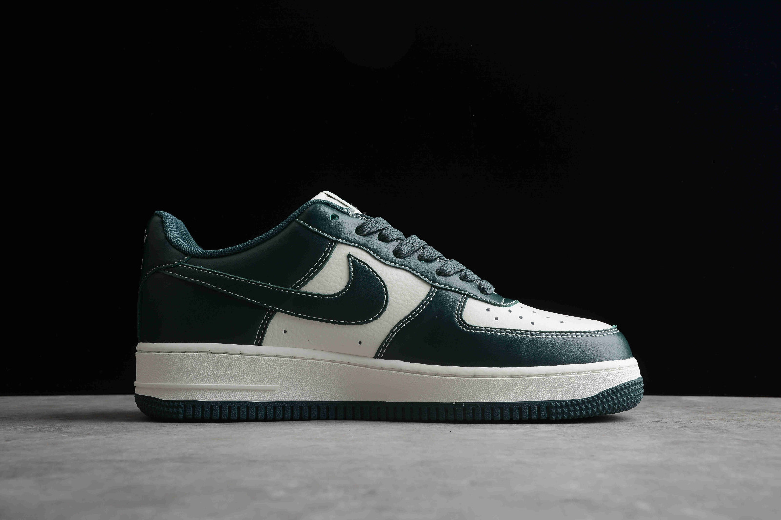 GmarShops - Nike Air Force 1 07 Low Hoops Off White Light Green