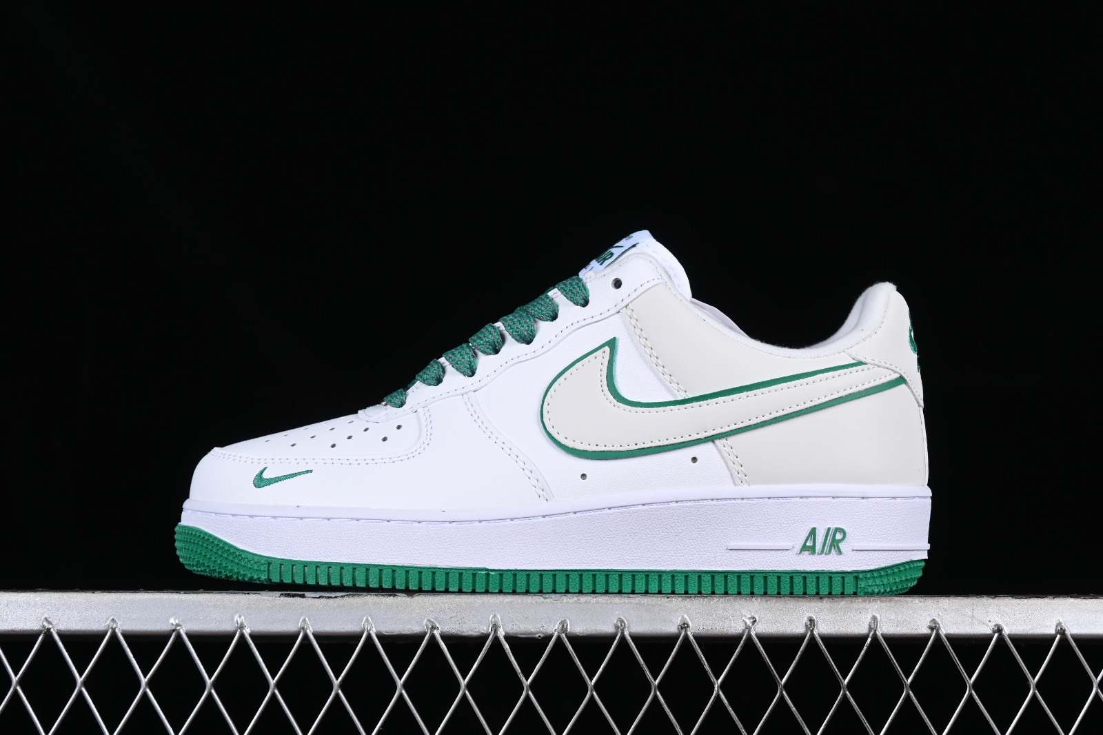 nike air bubble on side face meme images - 001 - Nike Air Force 1 07 Low White Green YZ8115 - BioenergylistsShops