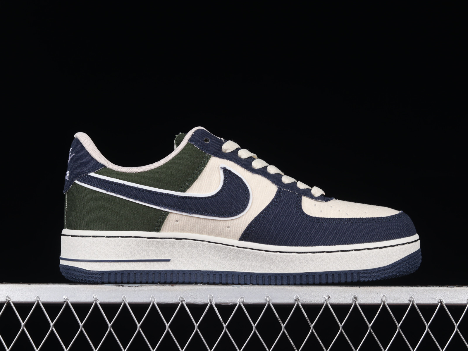 LV x Nike Air Force 1 07 Low Navy Blue Brown White 315122