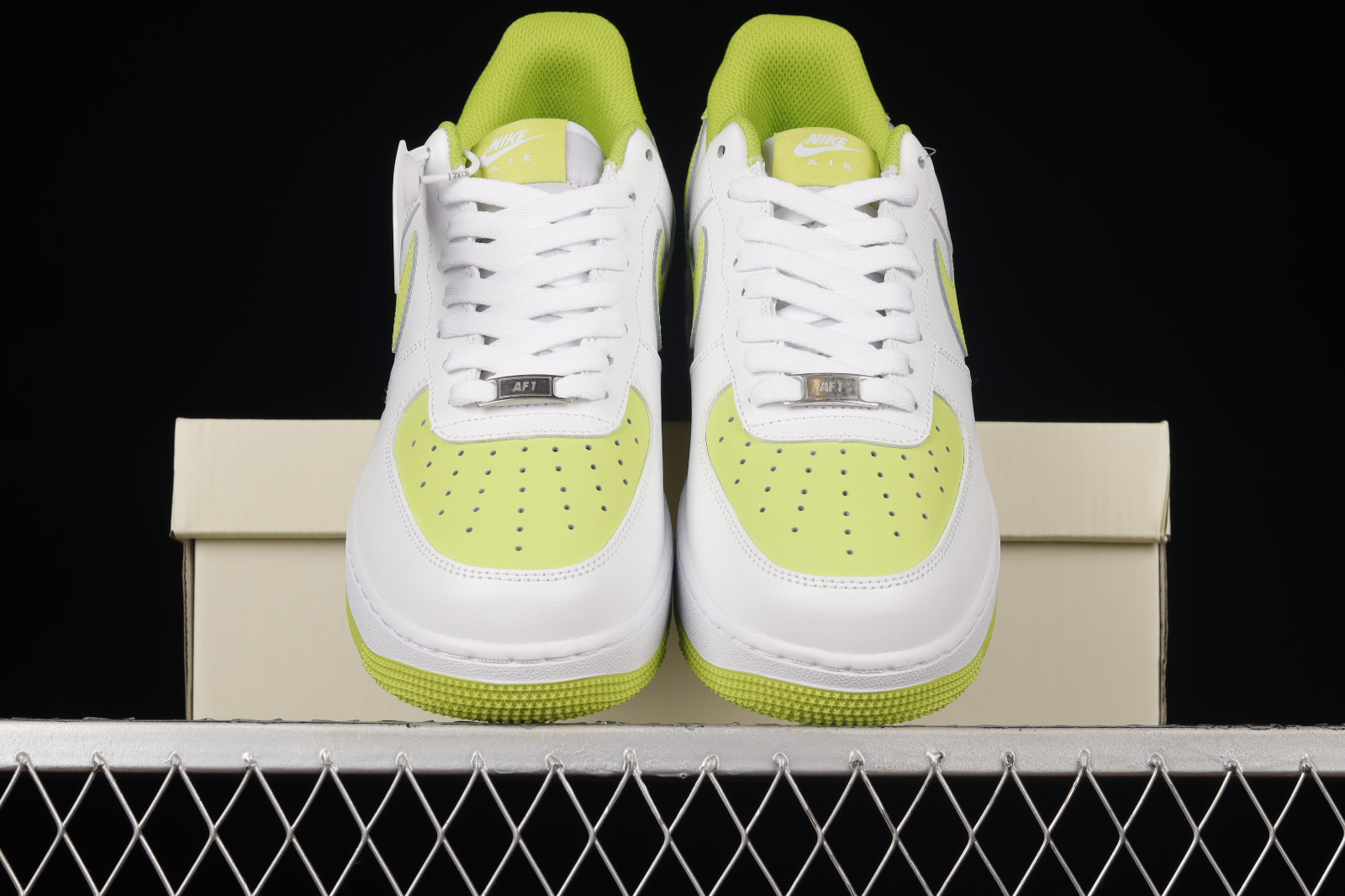 Nike Air Force 1 07 Low lemon Green White AF1234 - GmarShops 