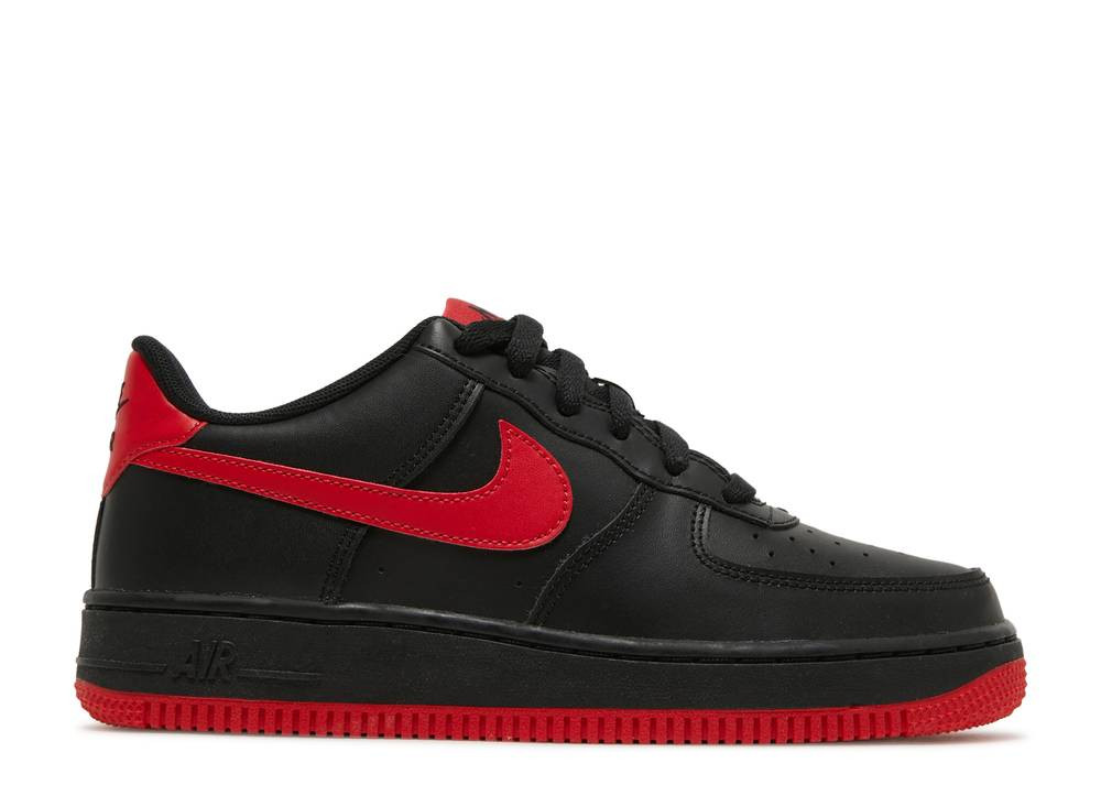 001 - women nike suede shoes black deals - Nike Air Force 1 GS Black Red Univeristy DH9812 - GmarShops