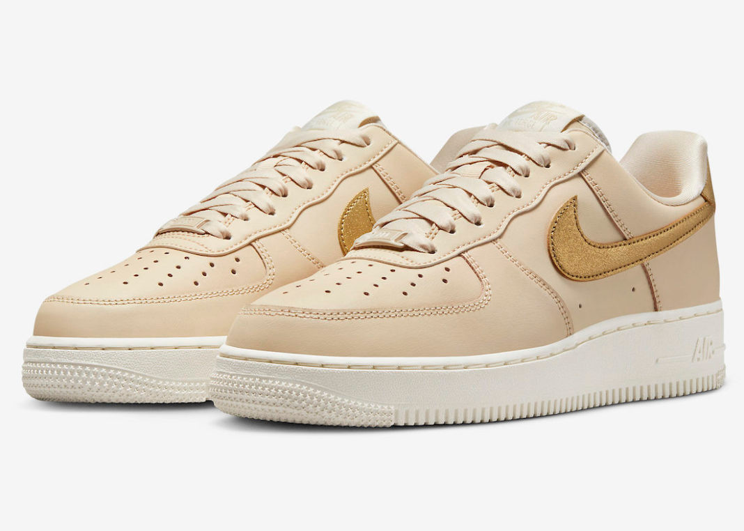 kussen stad Kust RvceShops - 102 - Nike Air Force 1 Low 07 Sanddrift Phantom Metallic Gold  DQ7569 - nike knit shoes sale clearance for women boots