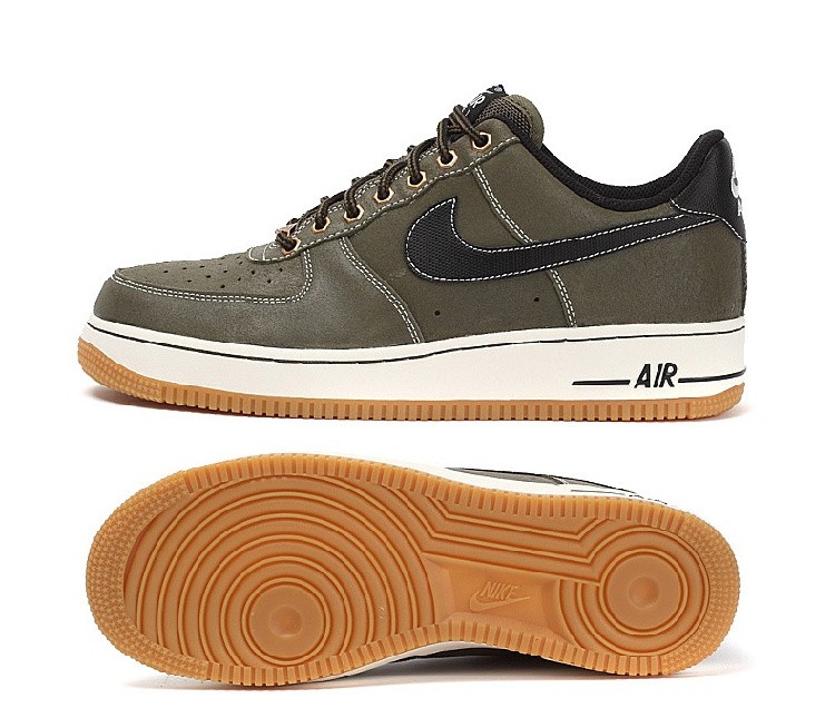 GmarShops - 206 - nike janoski hype - Nike Air Force 1 Low Athletic Shoes Black Brown 488298