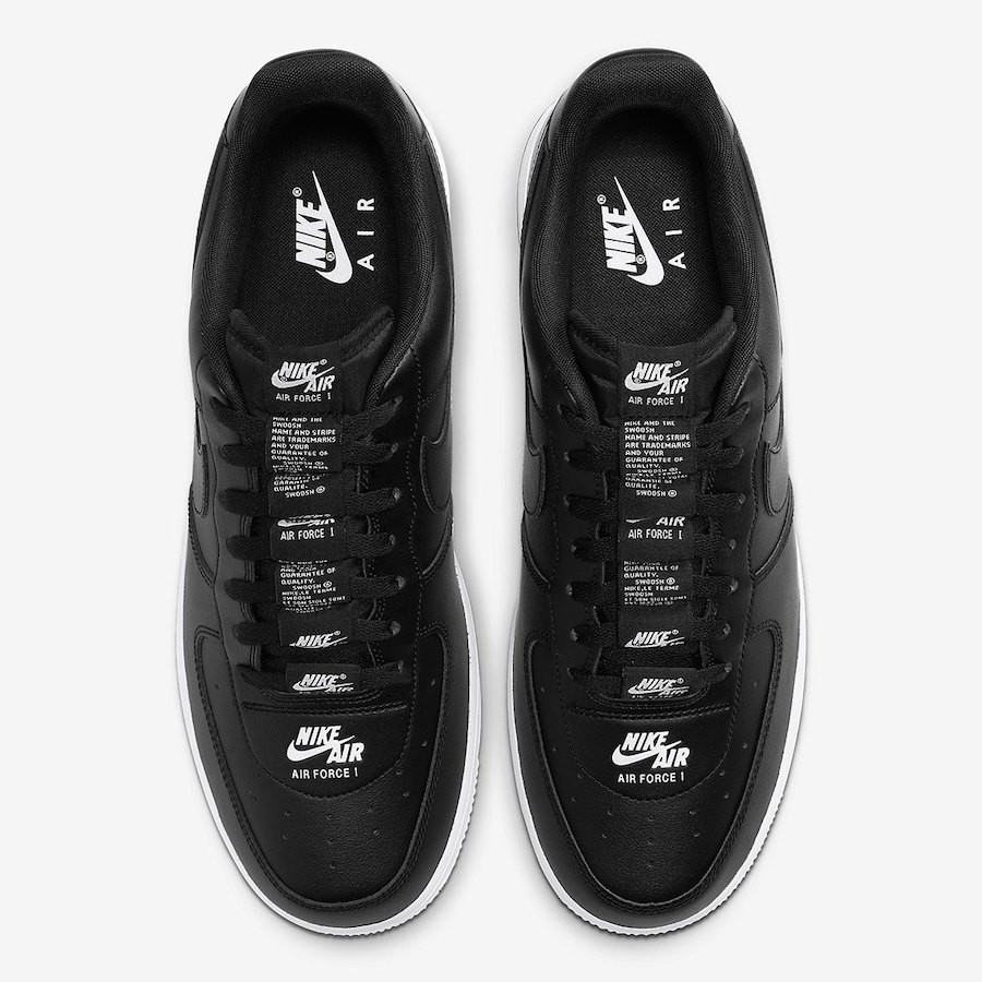 Nike Air Force 1 Low Double Air Low Black White Shoes CJ1379-001 - Sepcleat