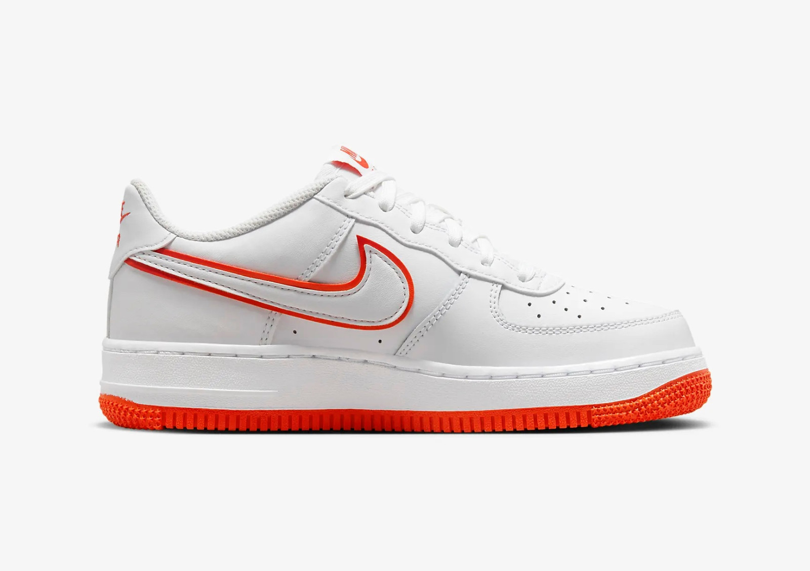 Nike Air Force 1 Low GS White Picante Red DV7762-101 - Air Force 1 Low ...