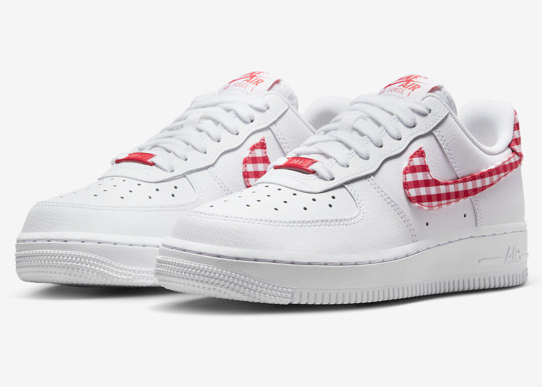 Nike Air Force 1 Low Red Gingham White DZ2784 - 101 - MultiscaleconsultingShops - Nike Air Max 270 Black Chrome