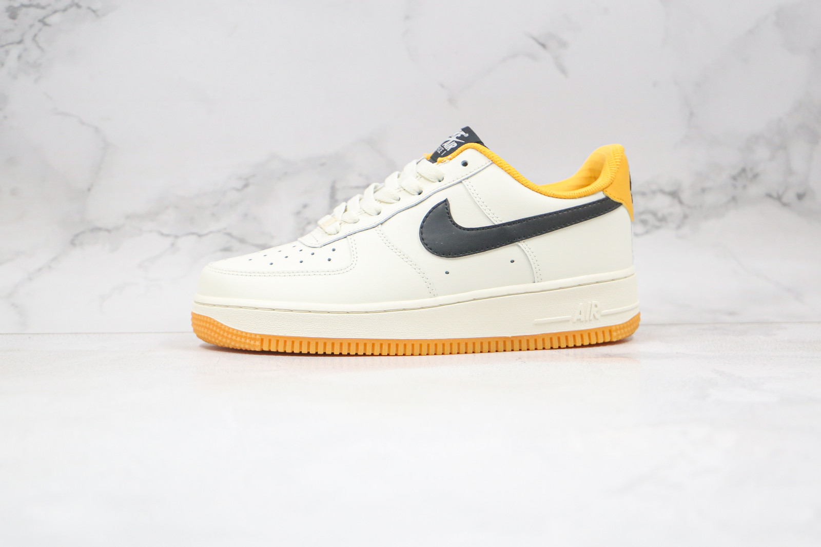 998 - StclaircomoShops - Nike Air Force 1 Low White Yellow Black Running Shoes CT7875 - кросівки 365 white