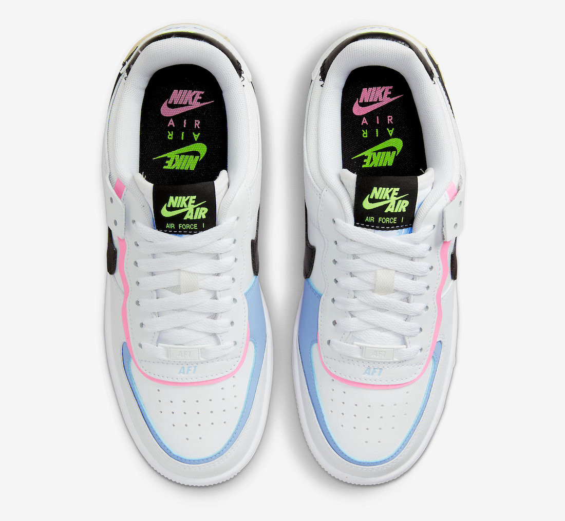 MultiscaleconsultingShops - air force one high 07 Nike Force 1 Shadow Pastel White Gold Blue Pink FJ0735 - 100