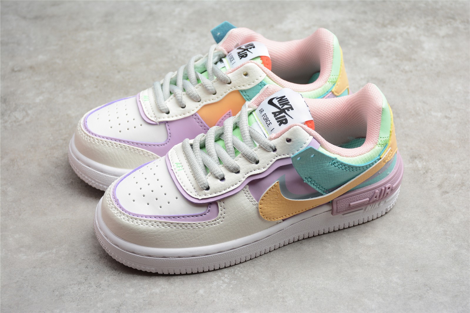 Taxi Fructífero Espectacular 104 for Kid - Nike Air Force 1 Shadow SE White Purple Pink MultiColor  AQ4211 - nike air with silver heel shoes for women images - GmarShops