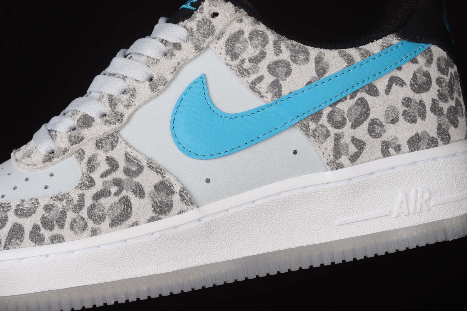 nike air limelight white gold blue color schemes Air Force 1 Low GmarShops 001 Nike Air Force 1 07 Low Leopard White Grey Light Blue Black DDJ6192