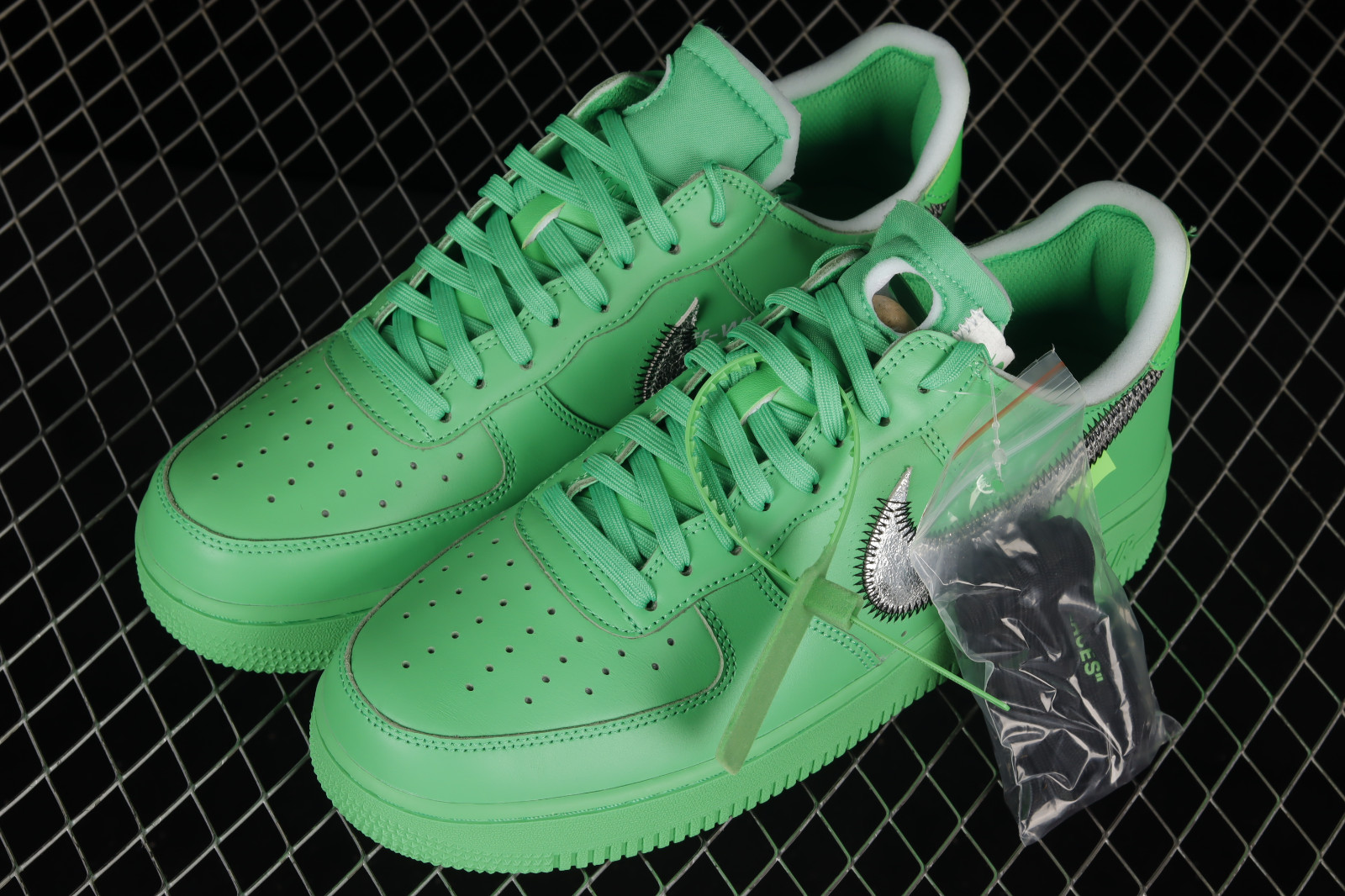 Off-White x Air Force 1 Low 'Light Green Spark' - DX1419 300