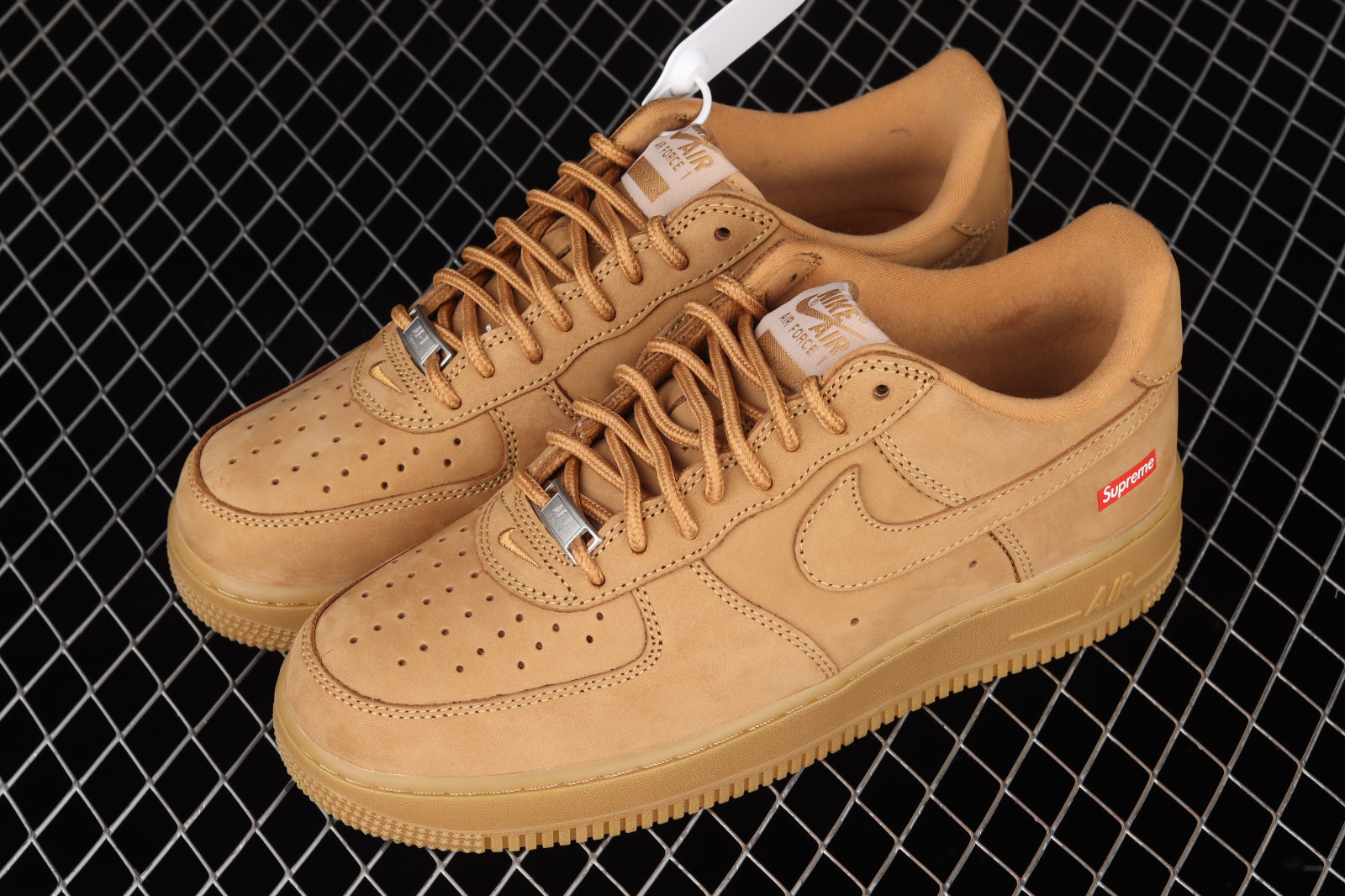 Supreme x Nike unique nike dunks youth shoes 2016 Wheat Suede
