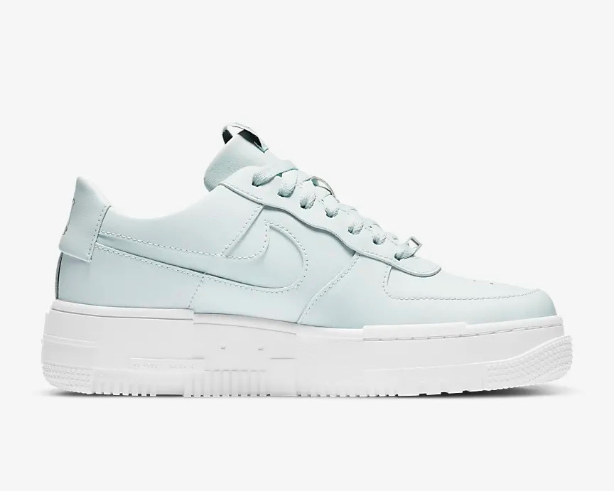 Nike Air Force 1 React White Ghost Green Blue Chill Raffles and