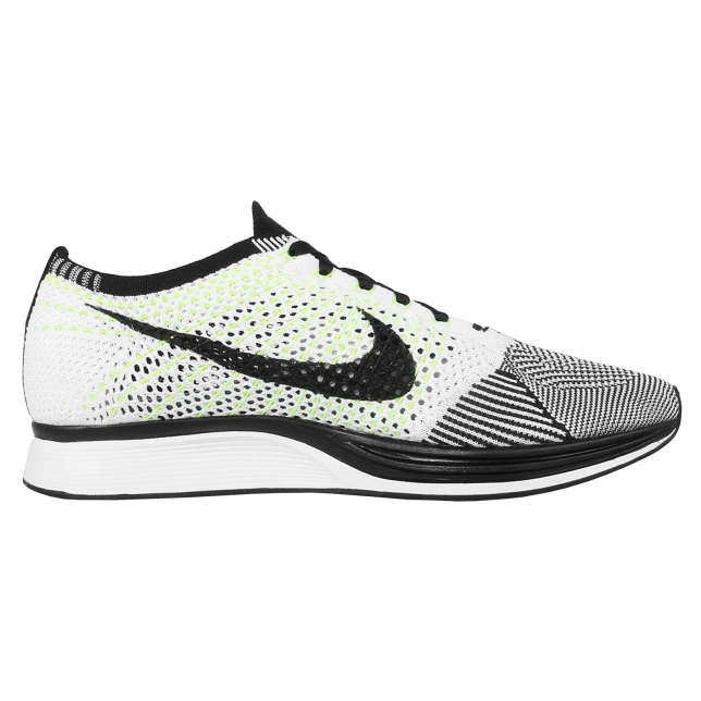 Volt 526628 - 011 - - nike free youth running shoes for adults - Flyknit Racer Black White