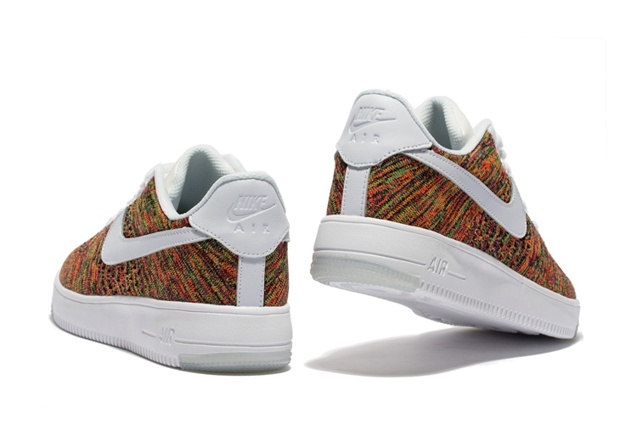 Nike Men Air mid 1 Low Ultra Flyknit White Gold Multi 817419 - nike air extreme volleyball shoe sale free trial - StclaircomoShops