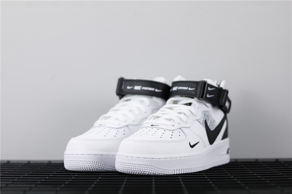 Nike Air Force 1 Mid Utility White Black for Men
