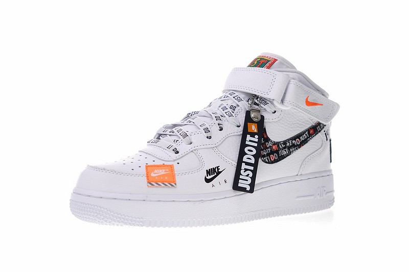 air limited - 100 - MultiscaleconsultingShops - Nike flights Air Force 1 Mid Just do it White Black Terra Orange Shoes AQ8650